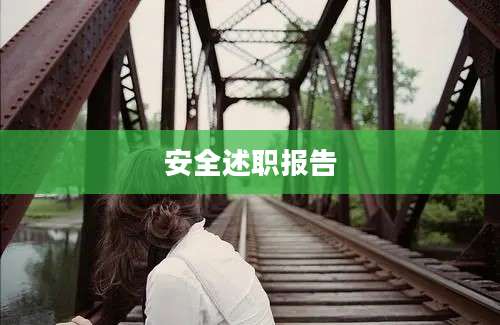 安全述职报告