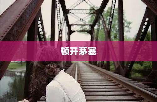 顿开茅塞