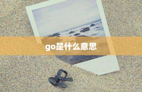 go是什么意思