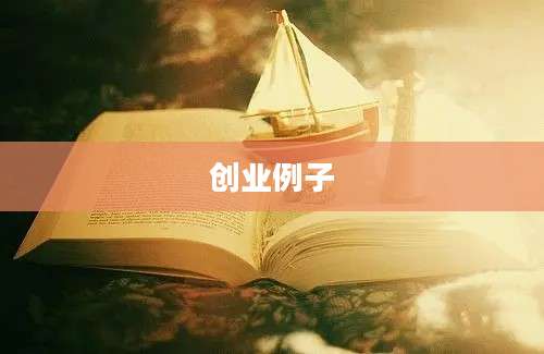 创业例子