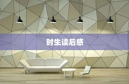 时生读后感