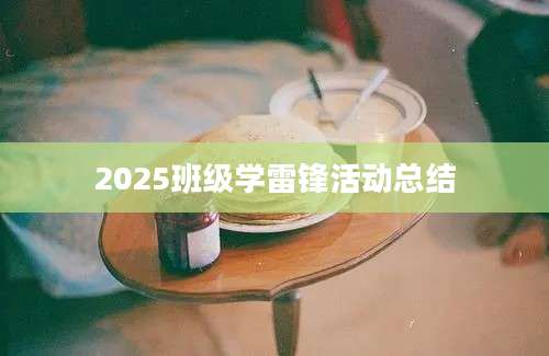 2025班级学雷锋活动总结