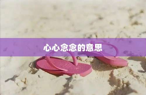 心心念念的意思