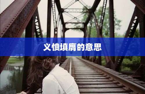 义愤填膺的意思