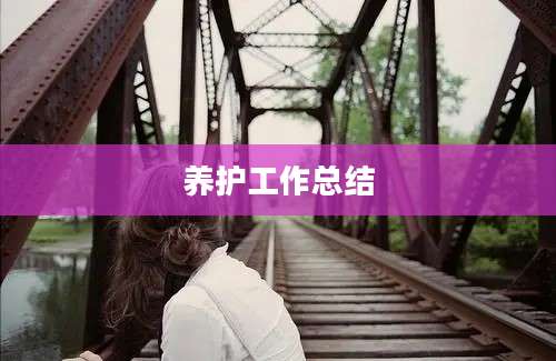 养护工作总结