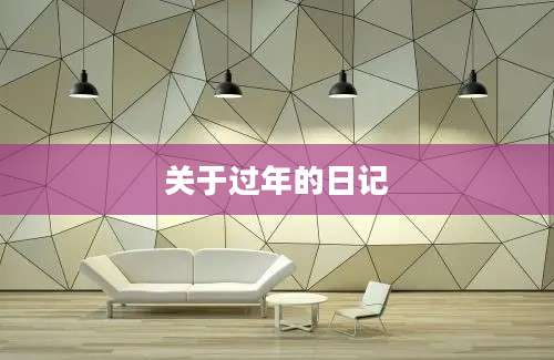 关于过年的日记