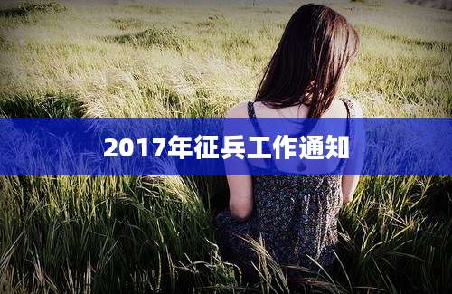 2017年征兵工作通知