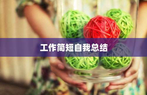 工作简短自我总结