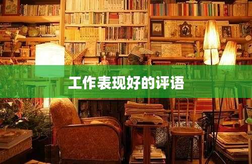 工作表现好的评语