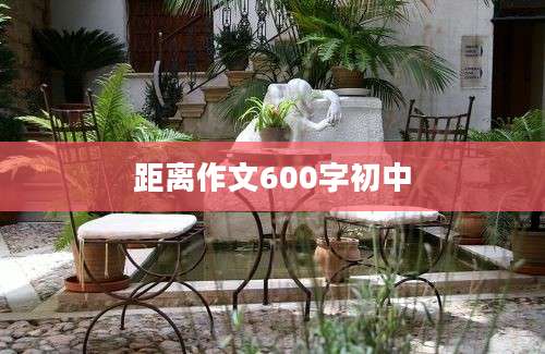 距离作文600字初中