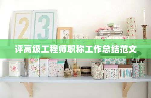评高级工程师职称工作总结范文