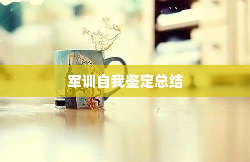 军训自我鉴定总结