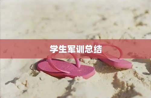 学生军训总结