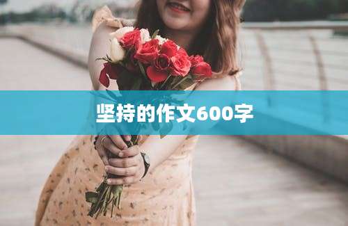 坚持的作文600字