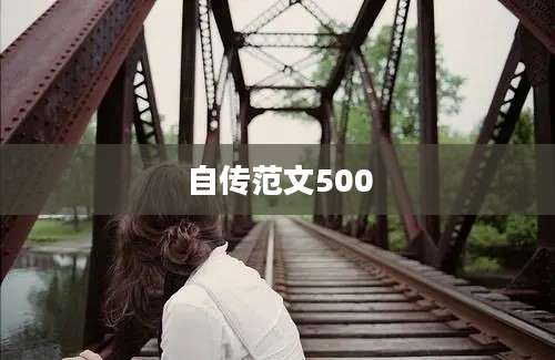 自传范文500