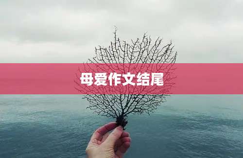 母爱作文结尾