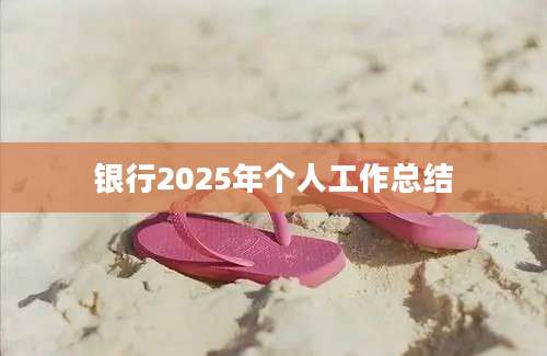 银行2025年个人工作总结