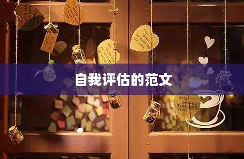 自我评估的范文