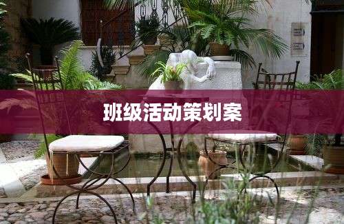 班级活动策划案