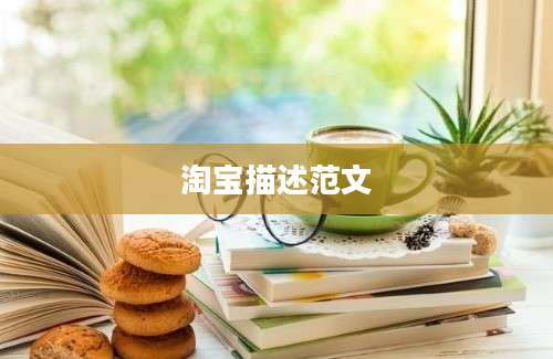 淘宝描述范文