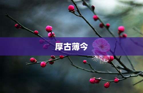厚古薄今