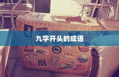 九字开头的成语