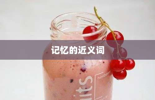 记忆的近义词