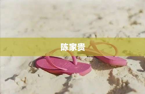 陈家贵