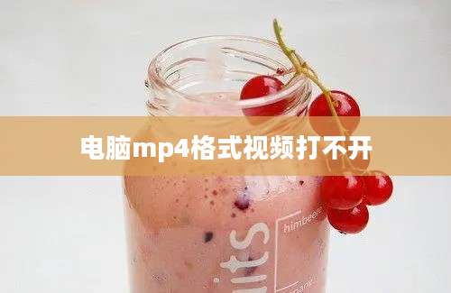 电脑mp4格式视频打不开