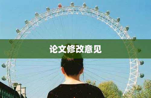 论文修改意见