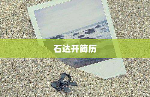 石达开简历