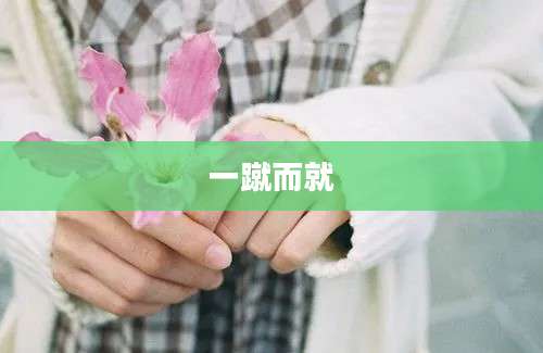 一蹴而就