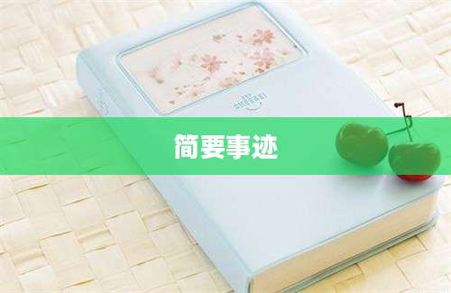 简要事迹
