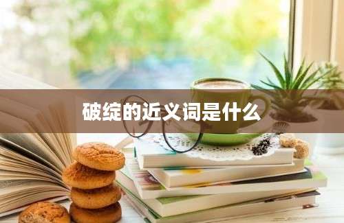 破绽的近义词是什么