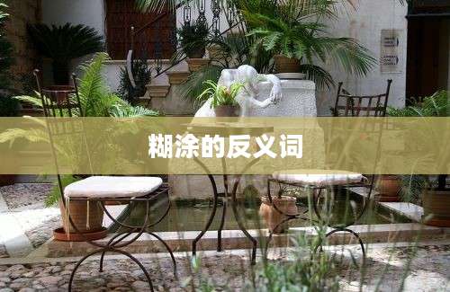 糊涂的反义词