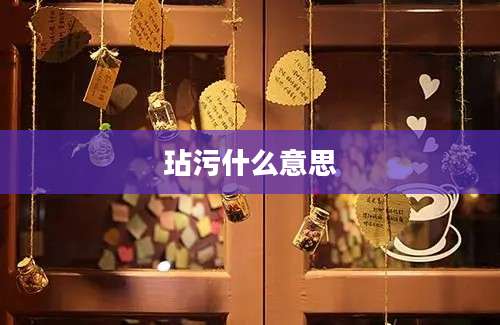 玷污什么意思