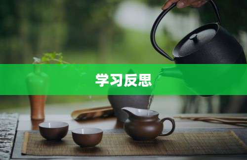 学习反思