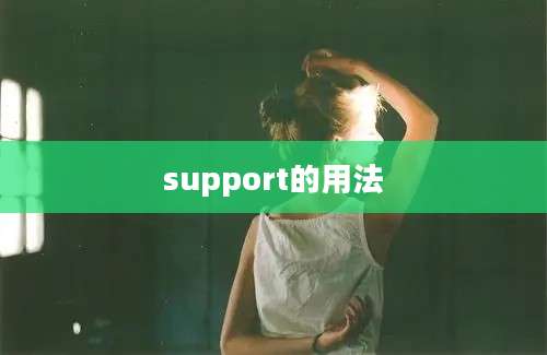 support的用法