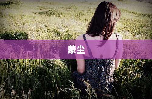 蒙尘