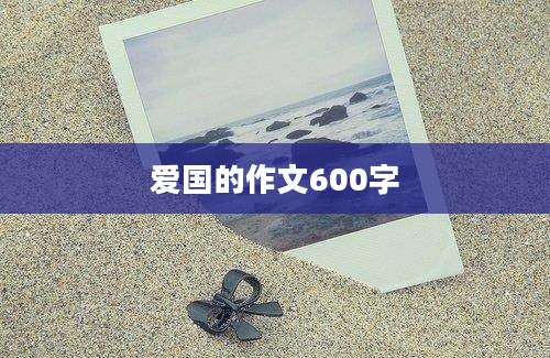 爱国的作文600字