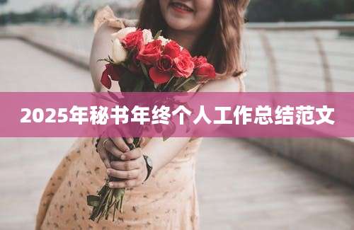 2025年秘书年终个人工作总结范文