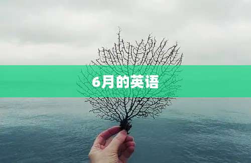 6月的英语