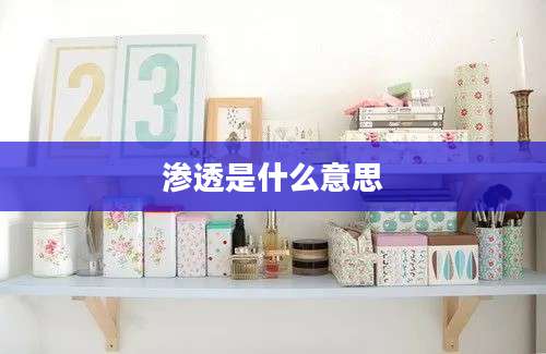 渗透是什么意思