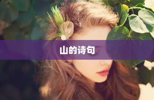山的诗句