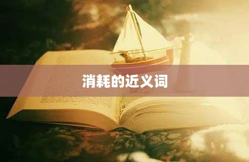 消耗的近义词
