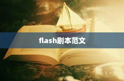 flash剧本范文
