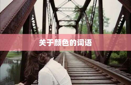关于颜色的词语