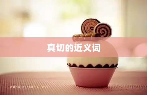 真切的近义词
