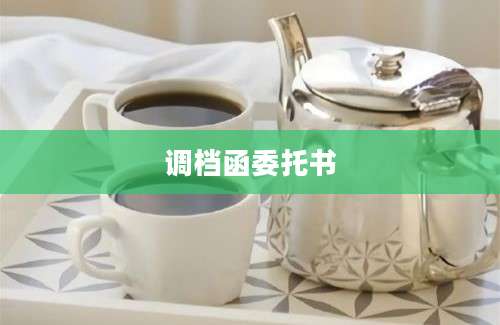调档函委托书