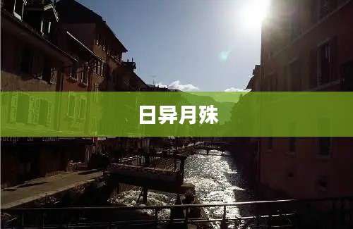 日异月殊